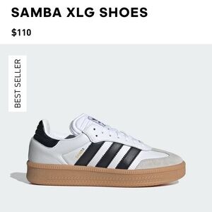 NWOT Adidas SAMBA XLG SHOES